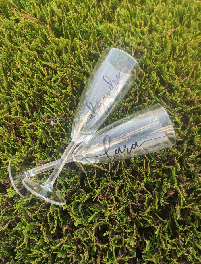 Copas Champán Pareja