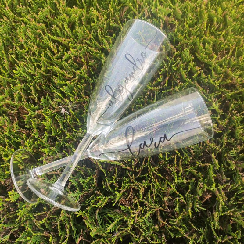 Copas Champán Pareja