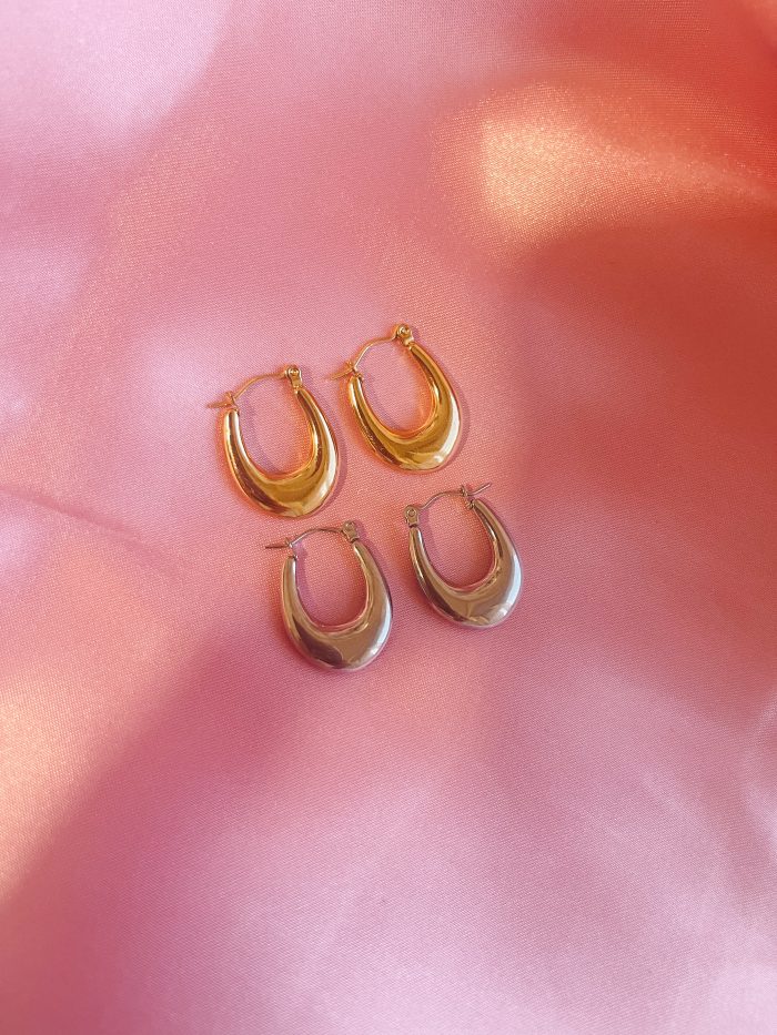 Pendientes Aro plateado - Imagen 2