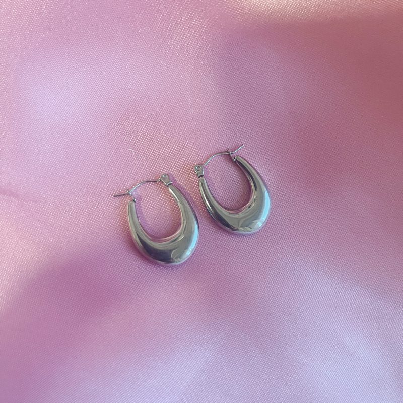 Pendientes Aro plateado