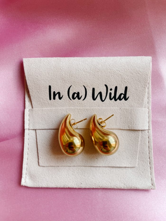 Pendientes Gota Dorado