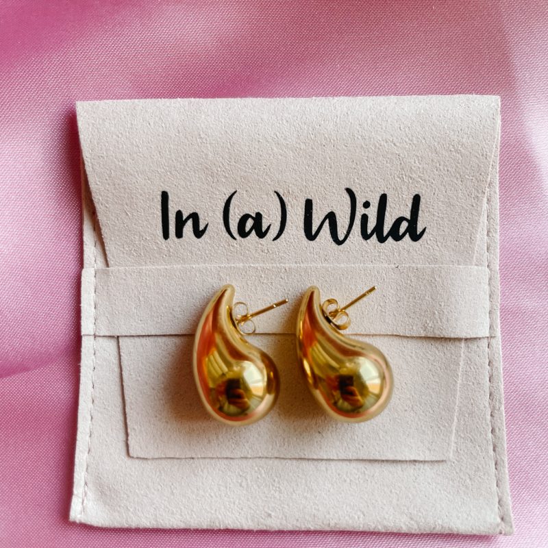 Pendientes Gota Dorado