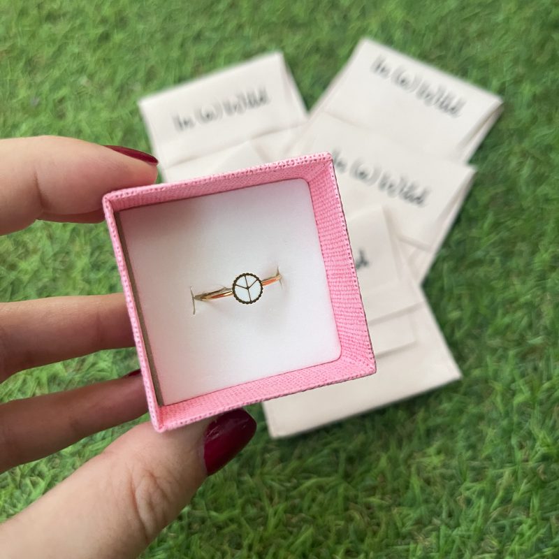 Anillo Peace and Love