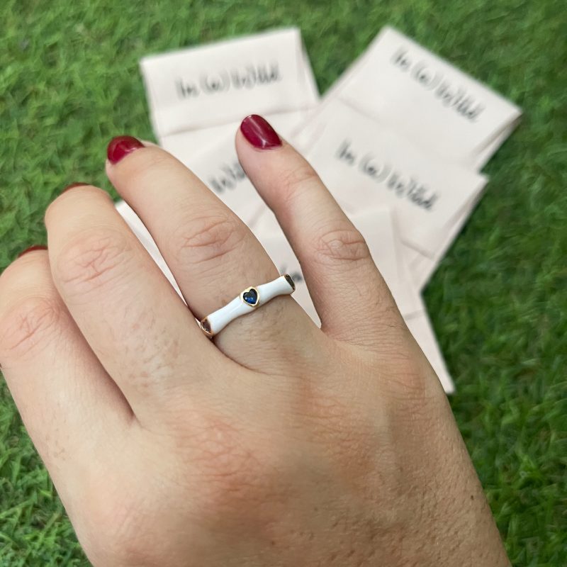 Anillo Corazones colores