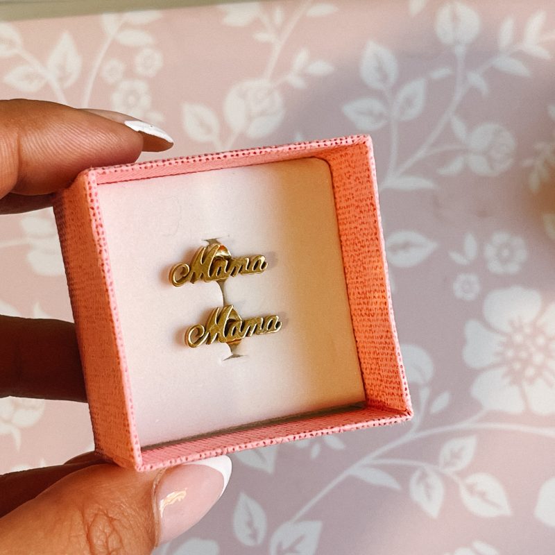 Pendientes MAMA dorados
